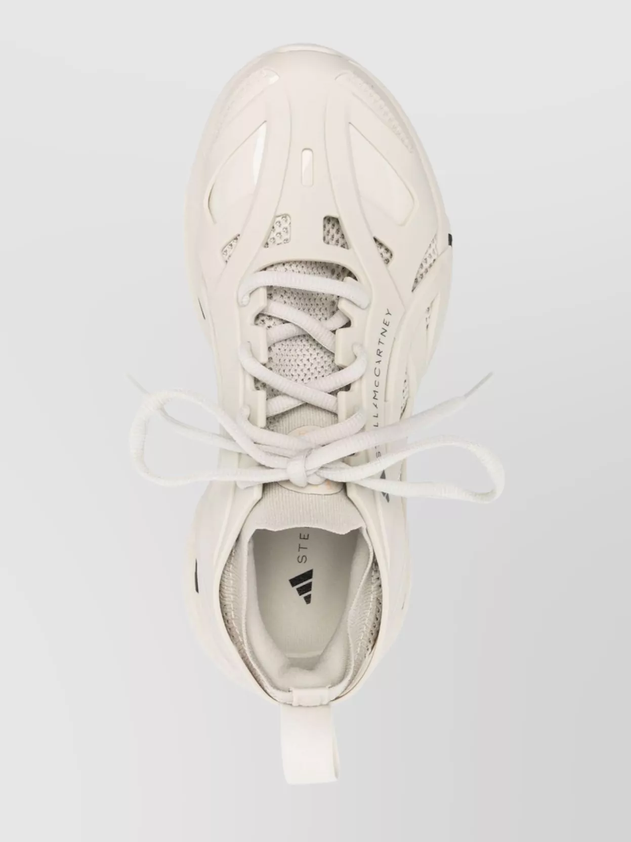 Adidas By Stella Mccartney Almond Toe Mesh Panelled Running Sneakers