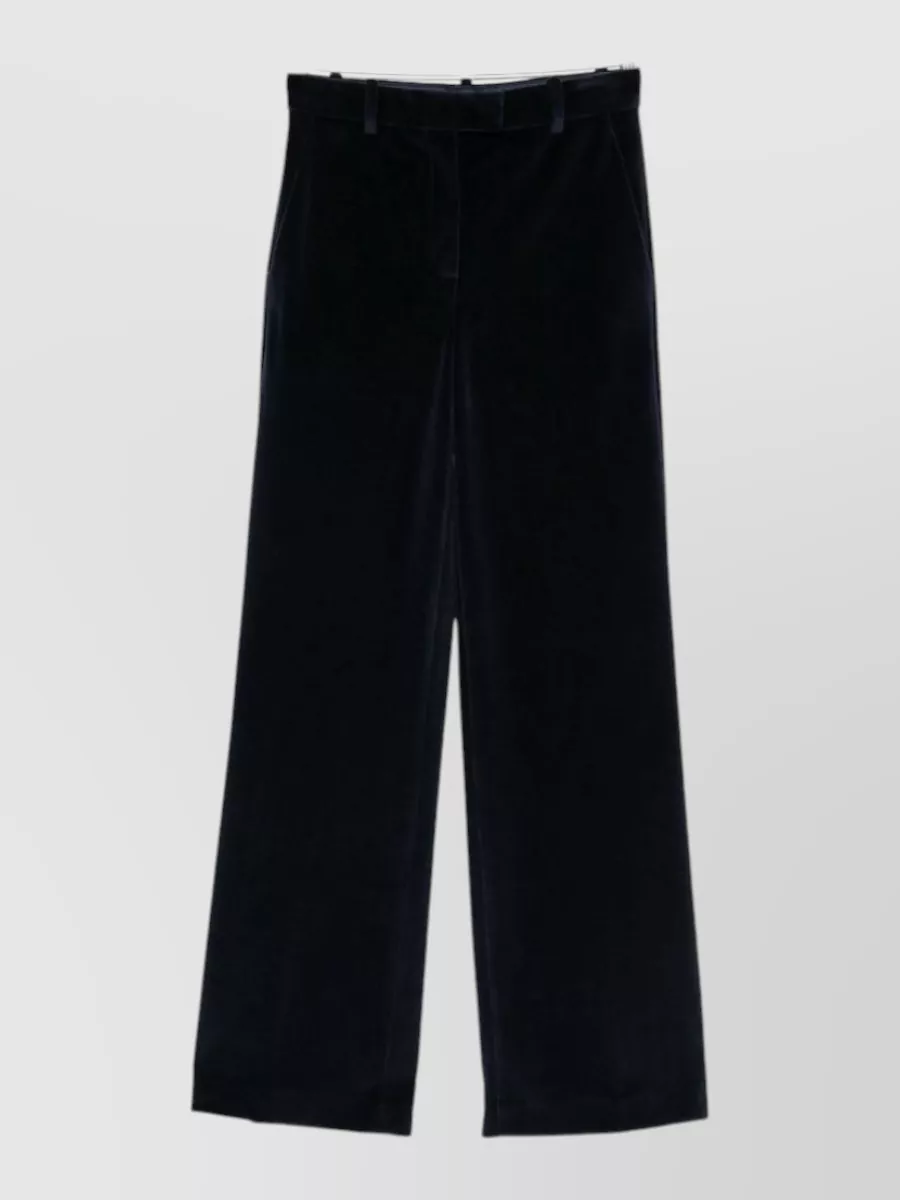 Circolo 1901 velvet wide-leg trousers