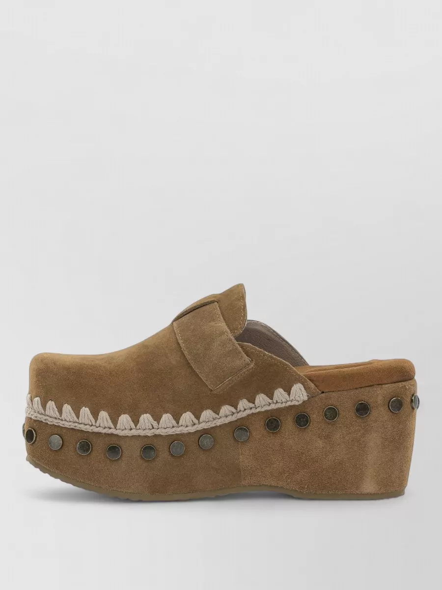 Mou Leather Mules