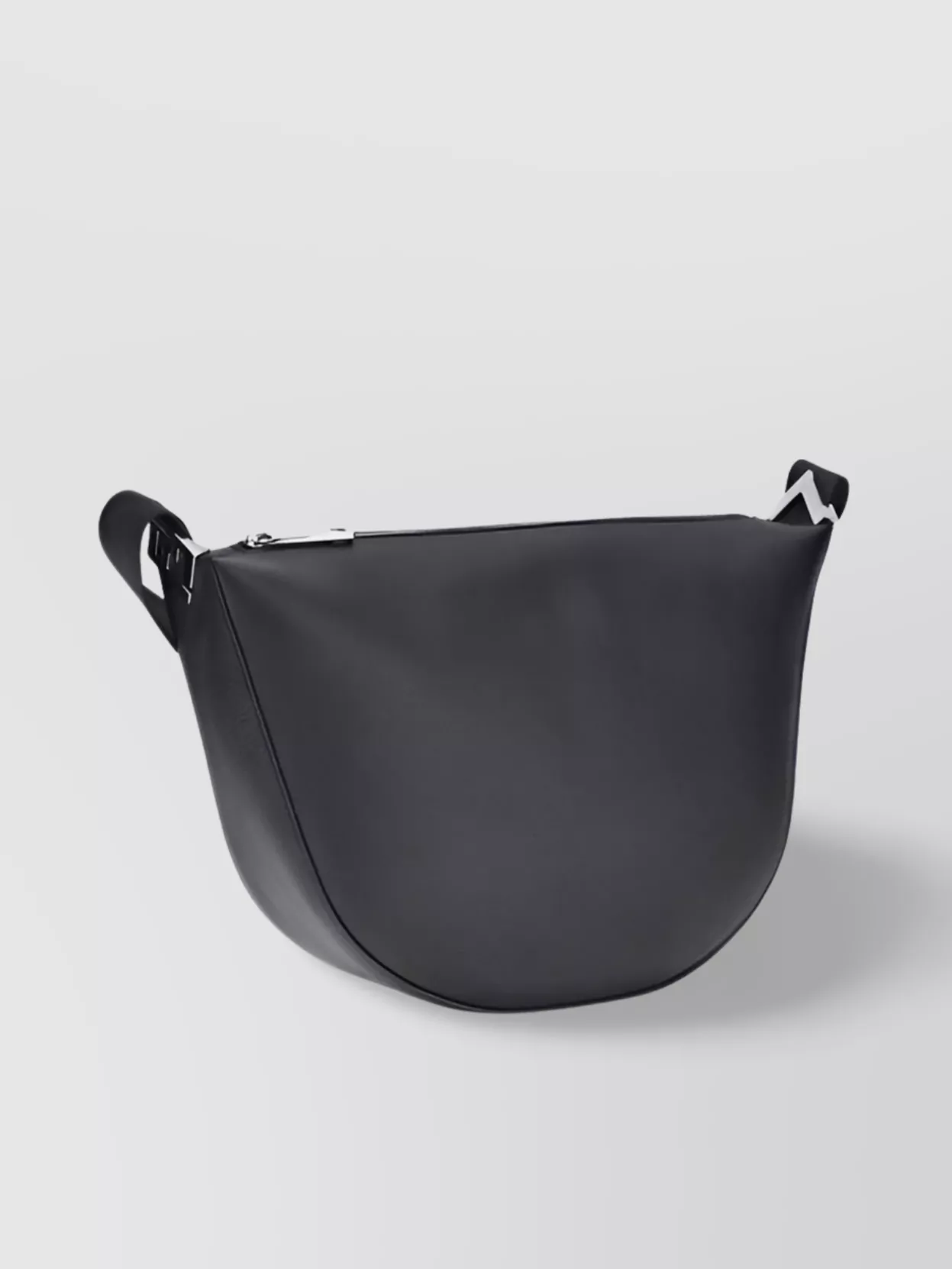 Fendi Half-Moon Leather Shoulder Bag