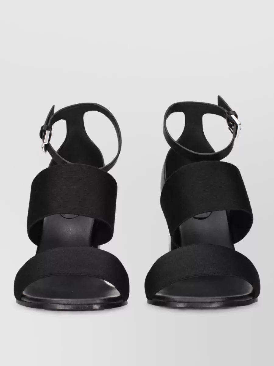 Max Mara fabric platform sandals