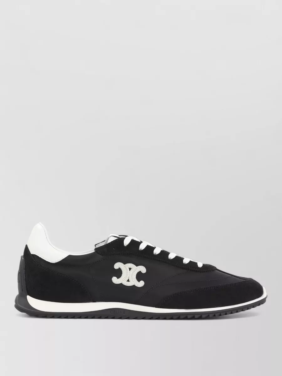 Celine Leather Low-Top Sneakers