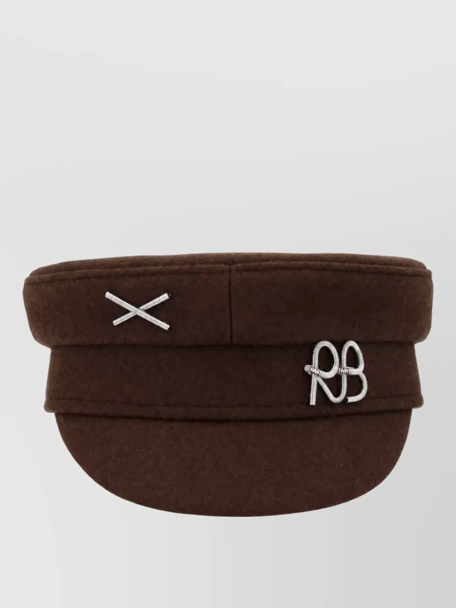 Ruslan Baginskiy wool logo baker boy cap