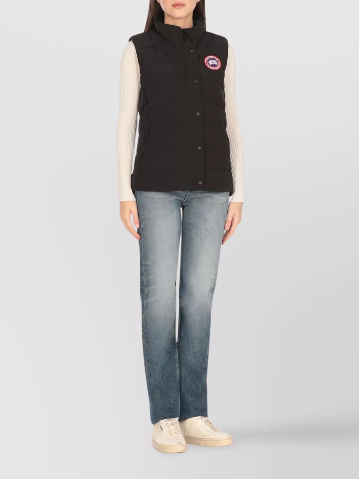 Canada Goose Padded Quilted Sleeveless High Neck Vest