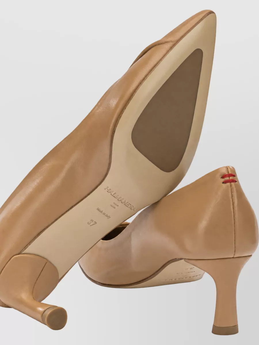Halmanera Leather Heeled Pumps