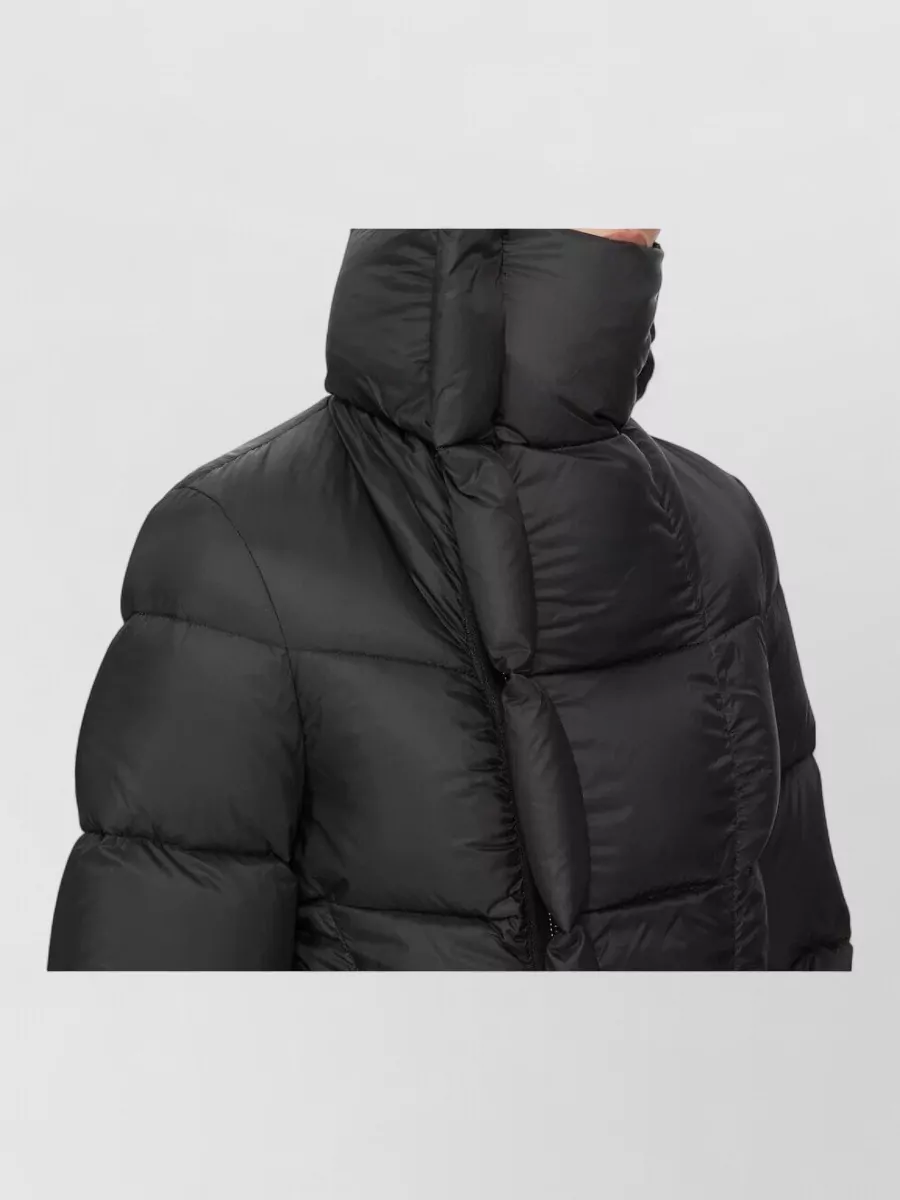 Rick Owens Down Quilted Asymmetric Puffer Jacket