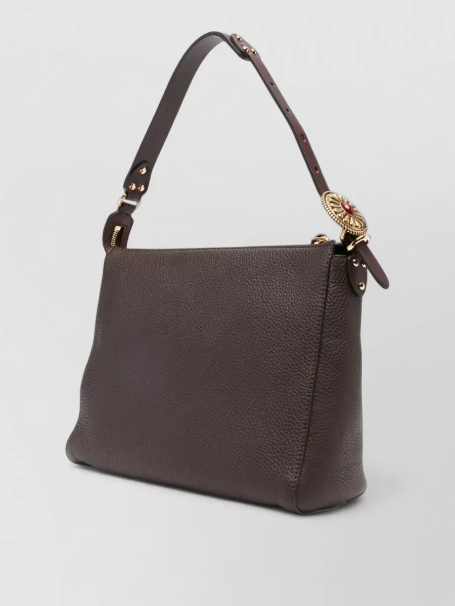 Etro Medium Leather Tote Bag