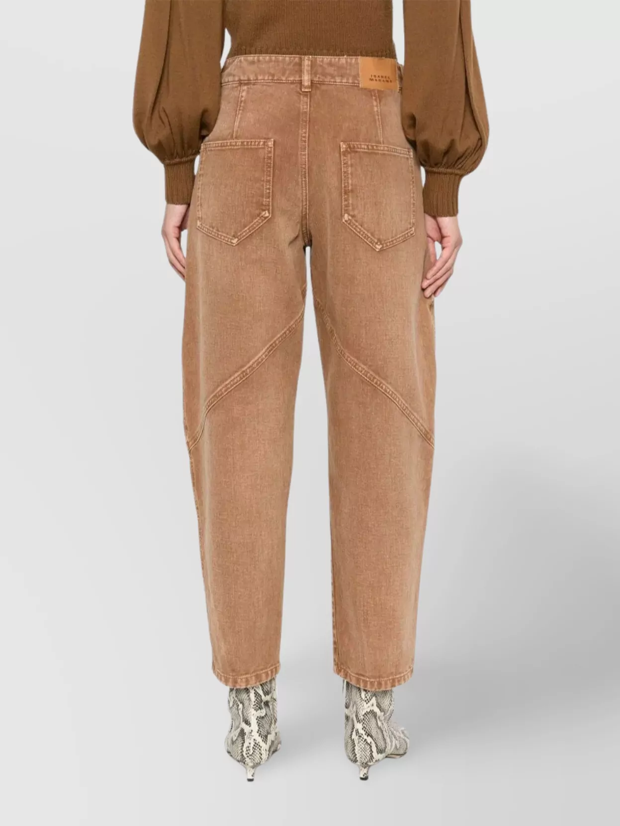 Isabel Marant Tailored Trousers Contrast Stitching