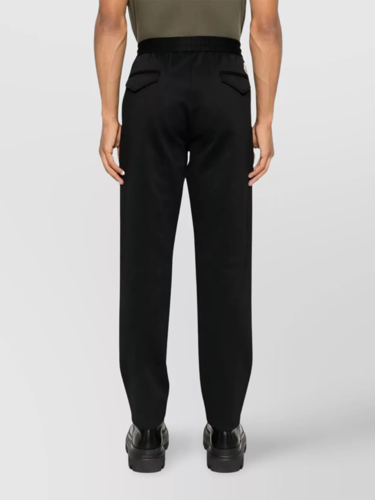 Moncler Logo Jogging Nylon Trousers