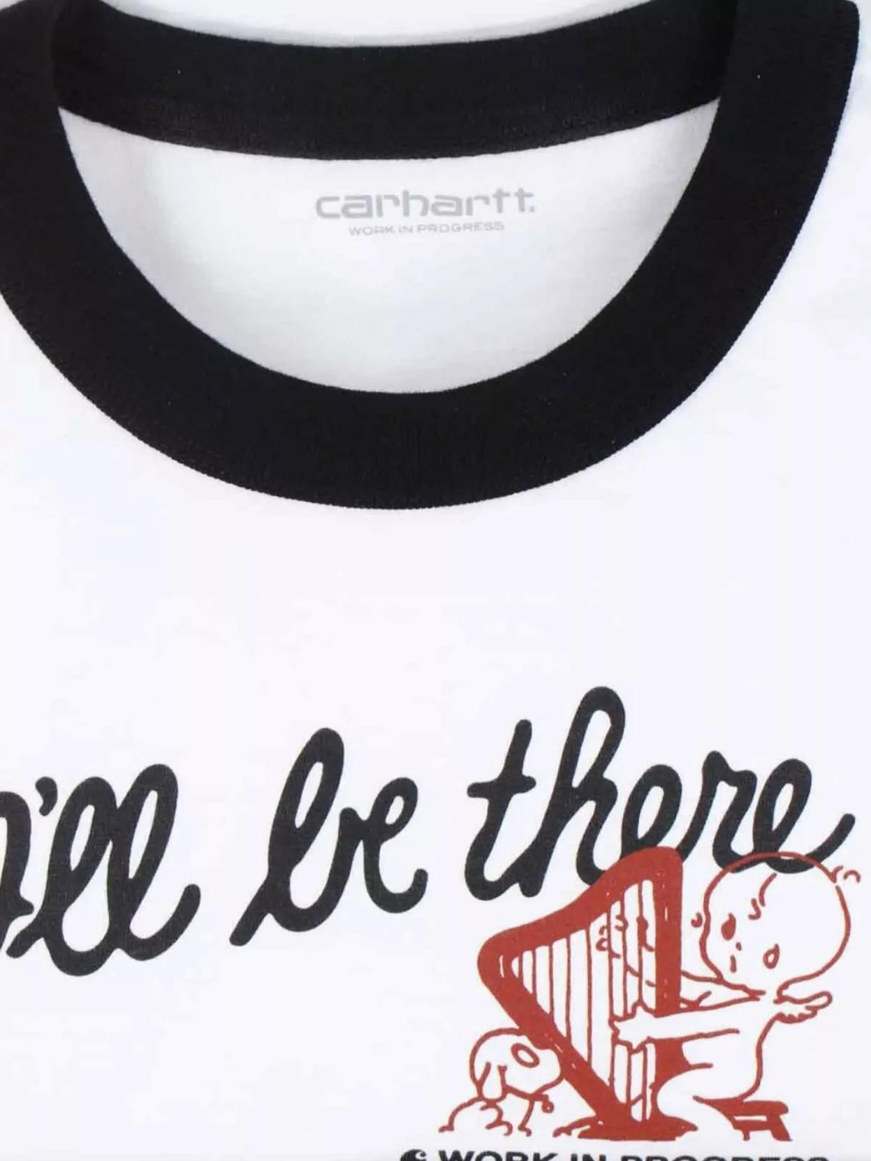 Carhartt Wip Short Sleeves Graphic Print Contrast Collar