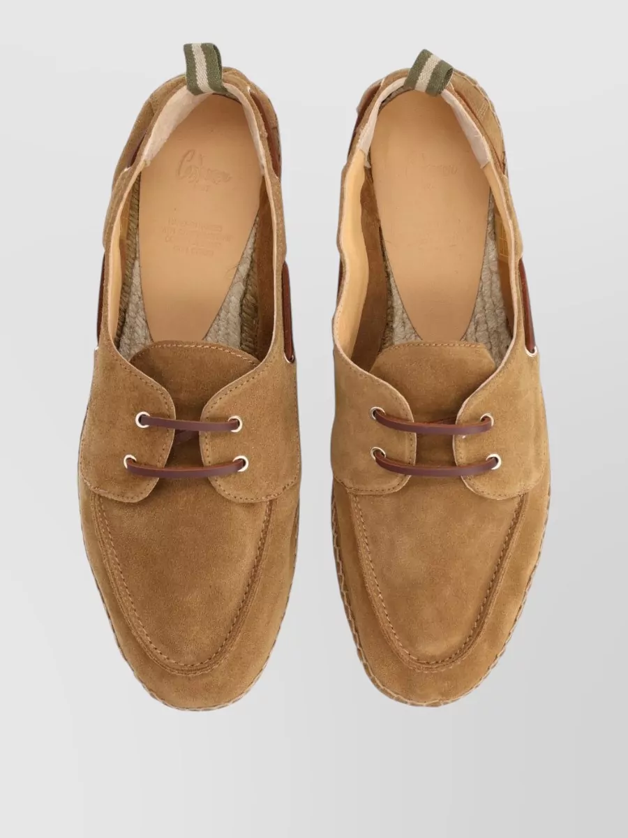 Castaner Leather Moccasins