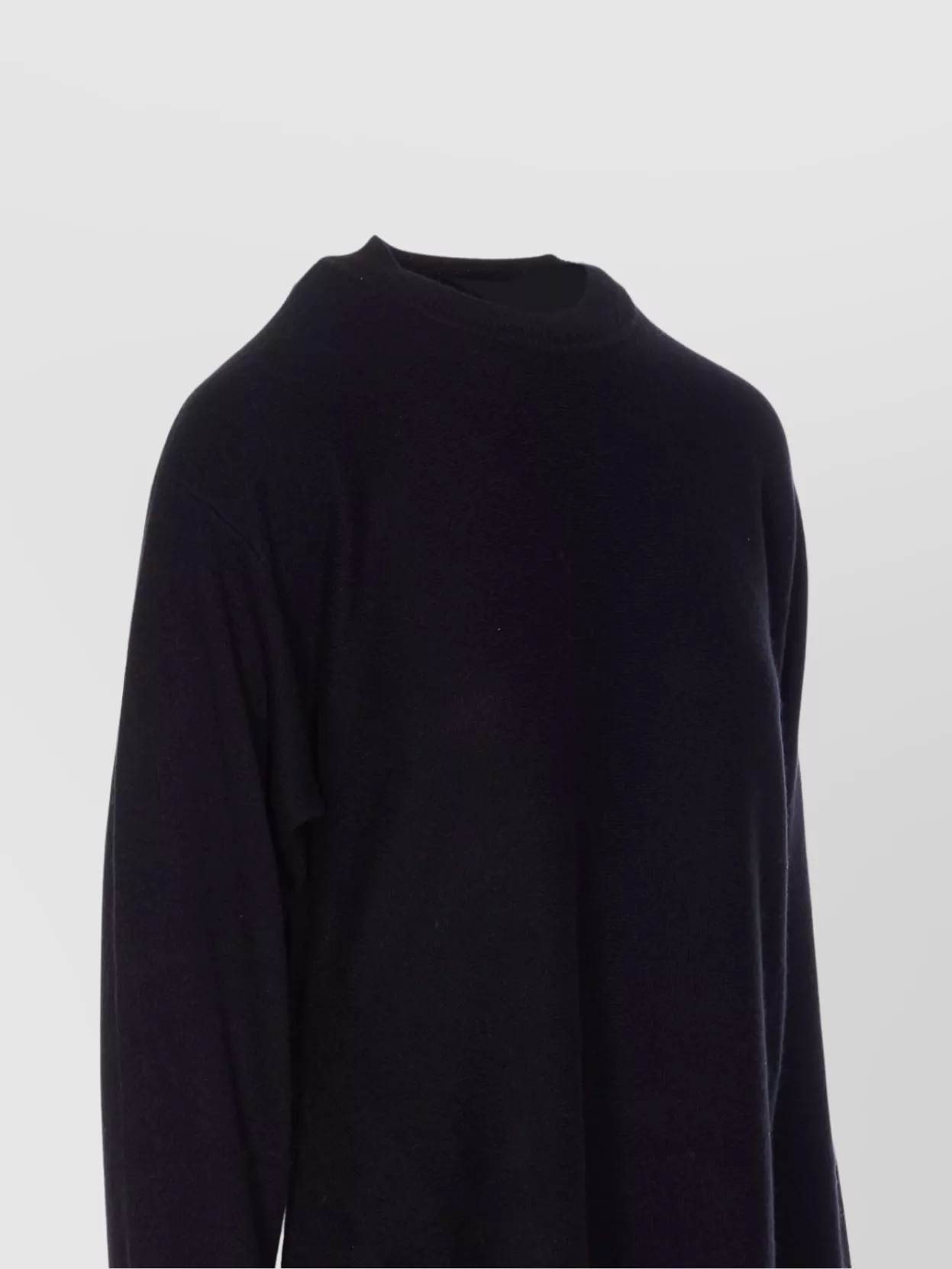 Uma Wang Asymmetric Hem Long Sleeve Top