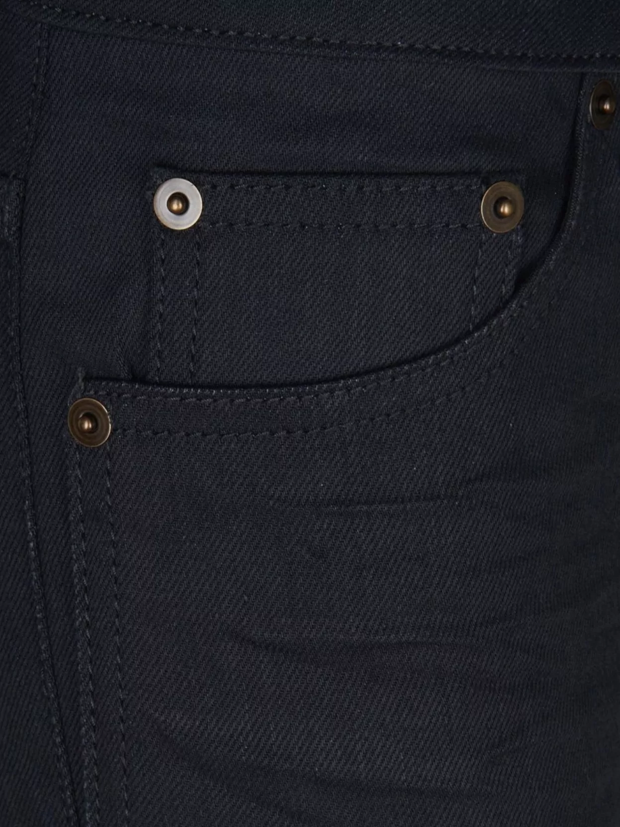 Saint Laurent Straight Leg Trousers Rivet Detail