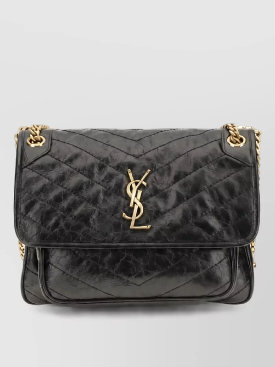 Saint Laurent na calf leather clutch bag