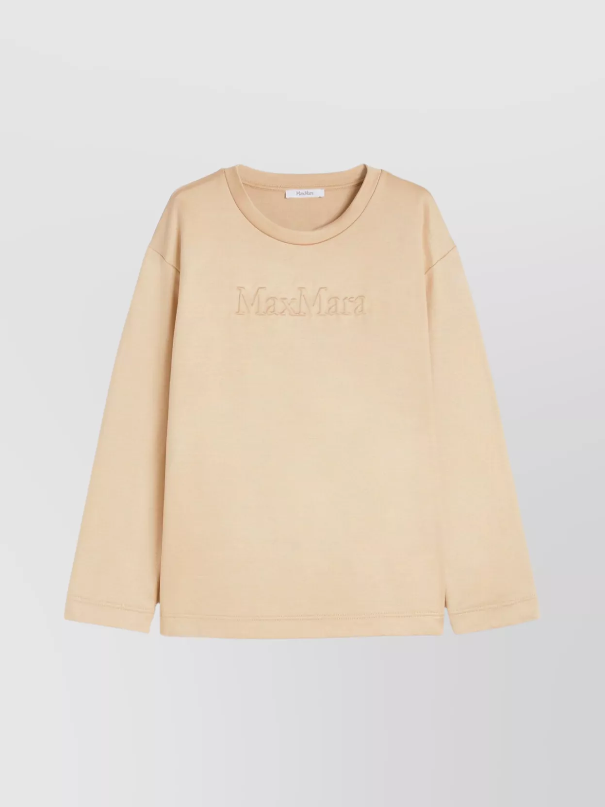 Max Mara Silk And Cotton Sweatshirt Clothing In Neutral