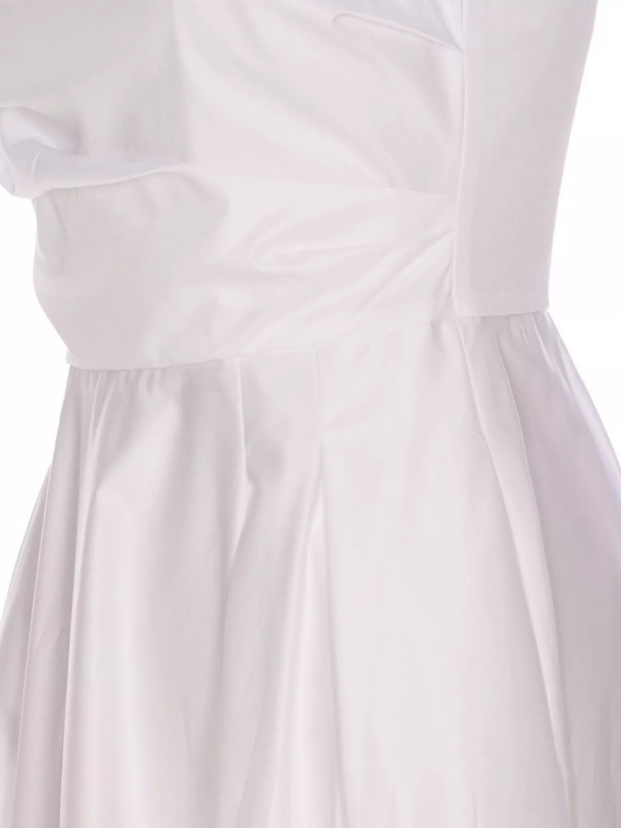 Elisabetta Franchi One Shoulder Pleated Maxi Dress