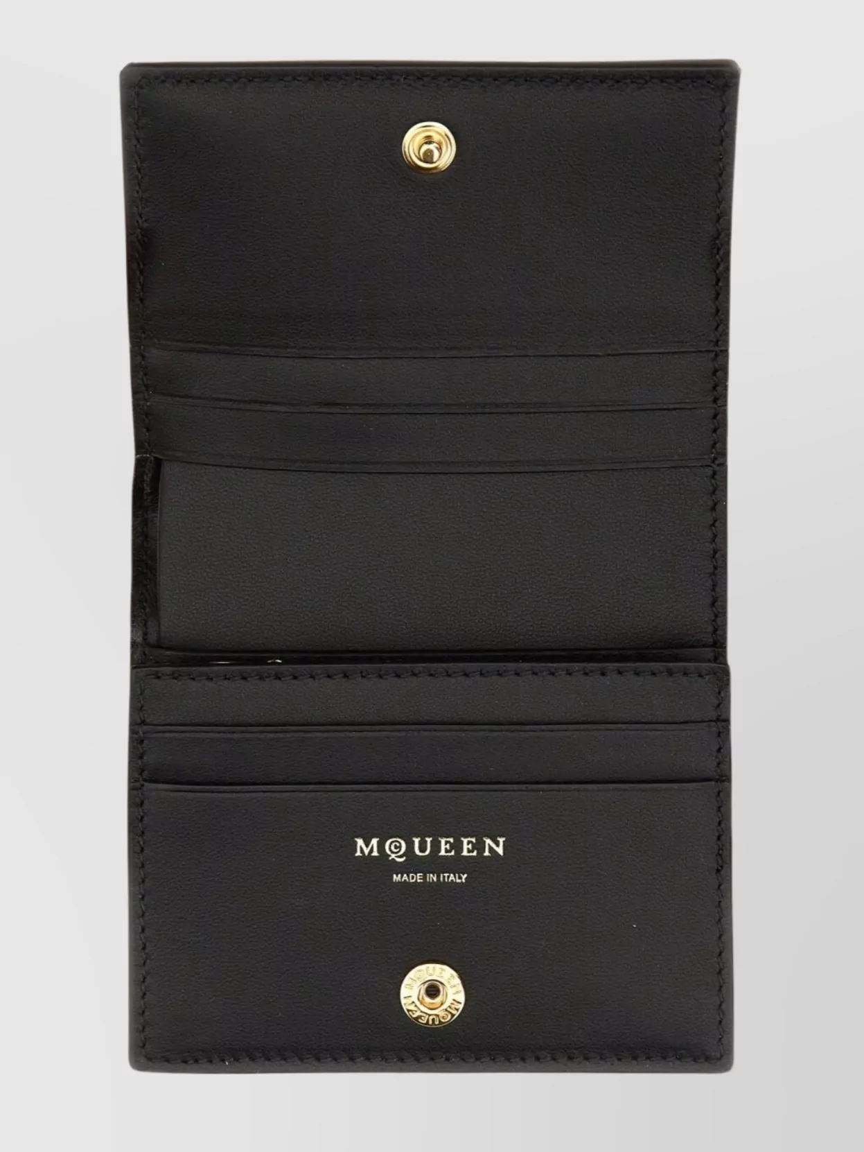 Alexander Mcqueen Logo Snap Button Cardholder Slots