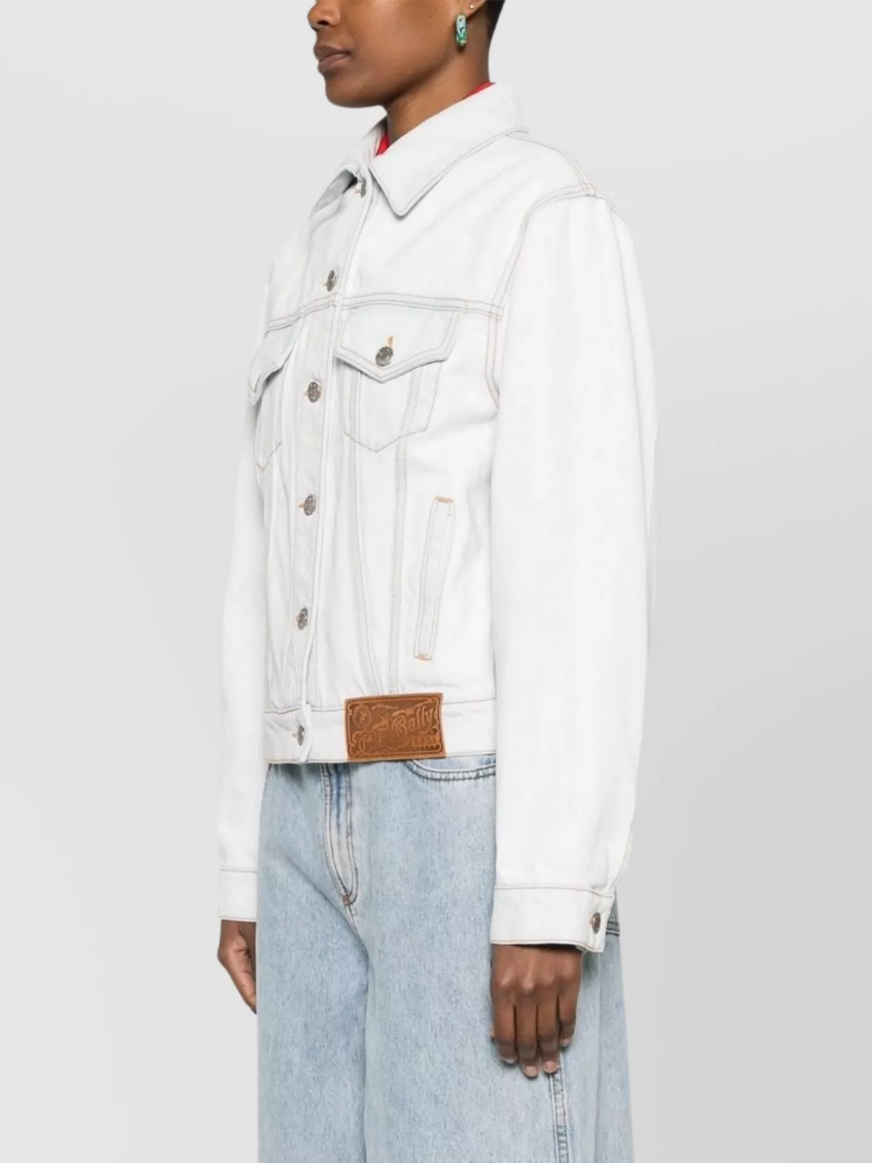 Bally Knee Length Jacket Buttoned Cuffs