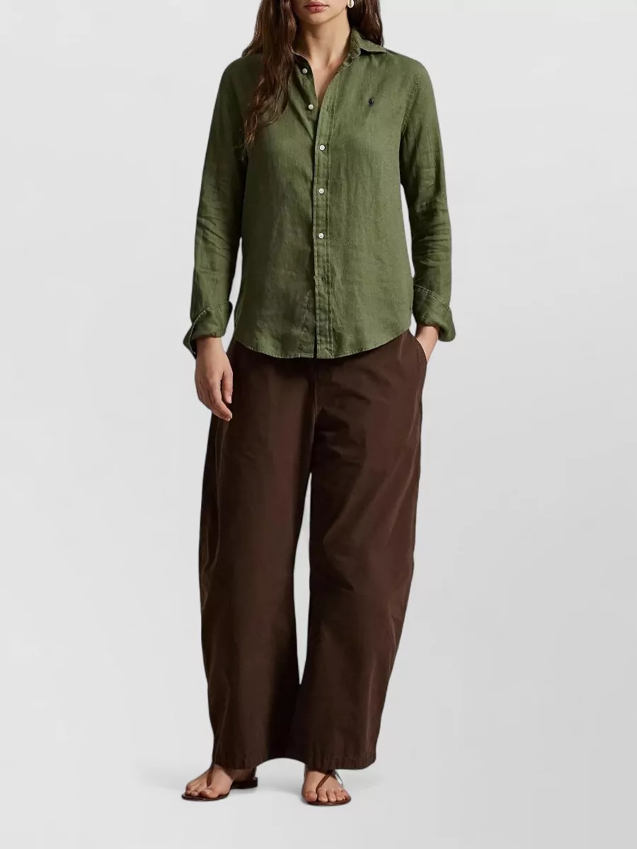 Polo Ralph Lauren Long Sleeve Shirt Collared Neck Buttons