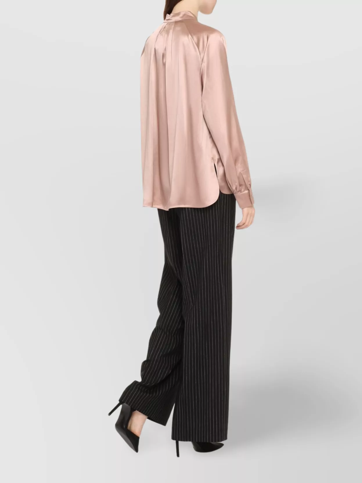 Max Mara Women's Tamigi Silk Blouse With Bow Top