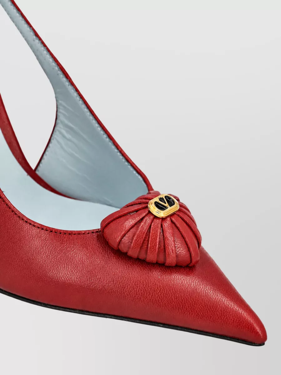 Valentino Garavani Leather Slingback Pumps