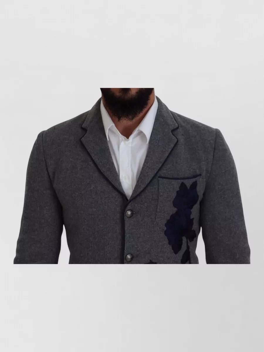 Dolce&Gabbana Wool Slim-Fit Blazer