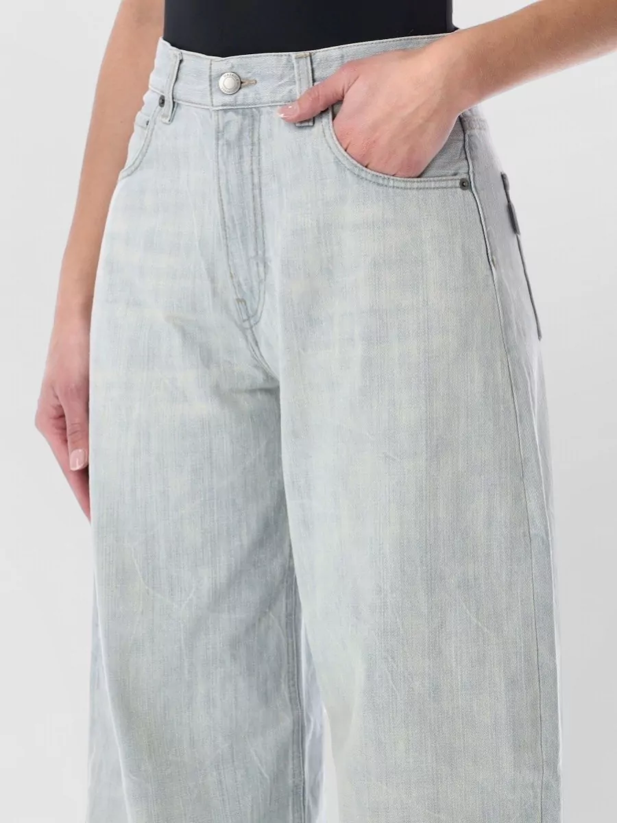 Haikure Denim Mid-Rise Balloon Tapered-Leg Jeans