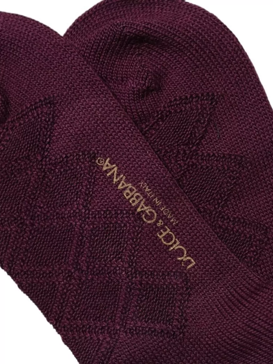 Dolce&Gabbana Wool Knee-High Socks