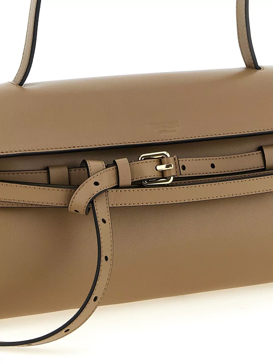 Moschino Knotted Detail Shoulder Bag Top Handle Strap