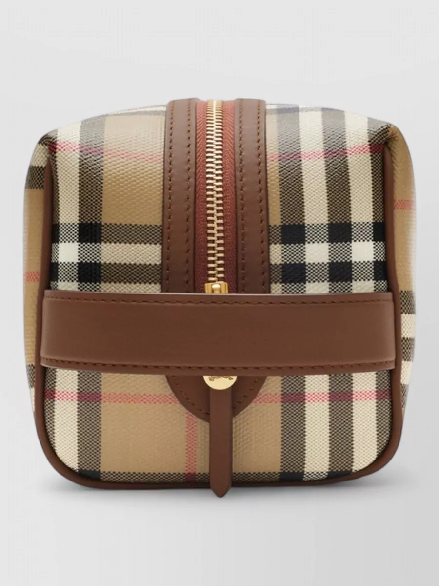 Burberry checked canvas belt bag