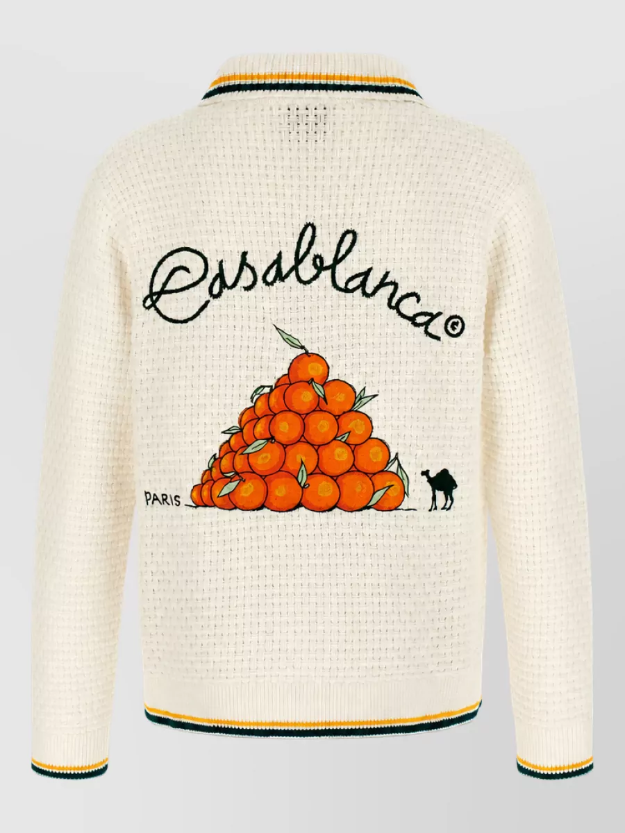 Casablanca Crochet Cardigan