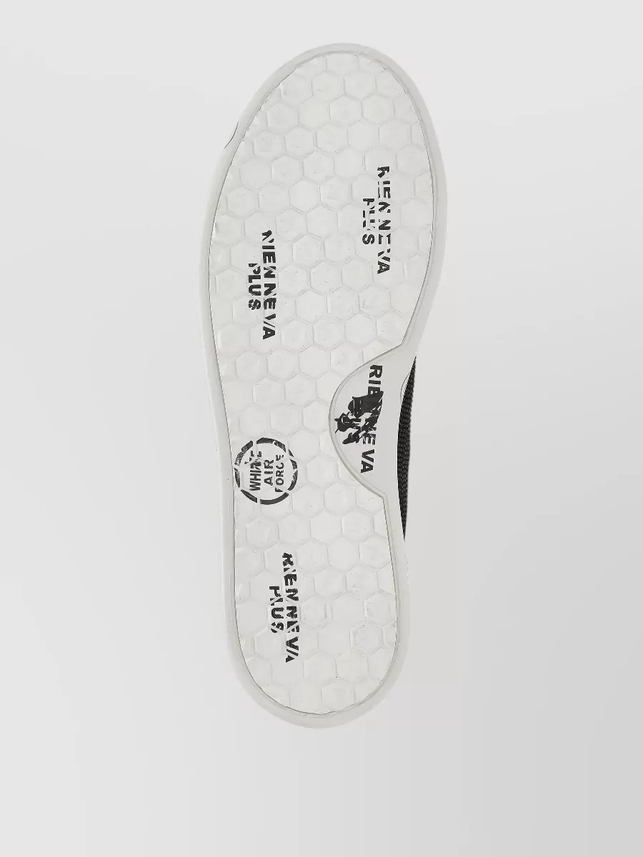 Premiata Rhinestone Detail Low Top Leather Sneakers