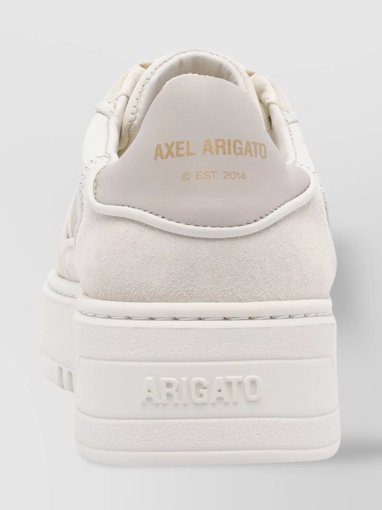 Axel Arigato Round Toe Leather And Suede Sneakers