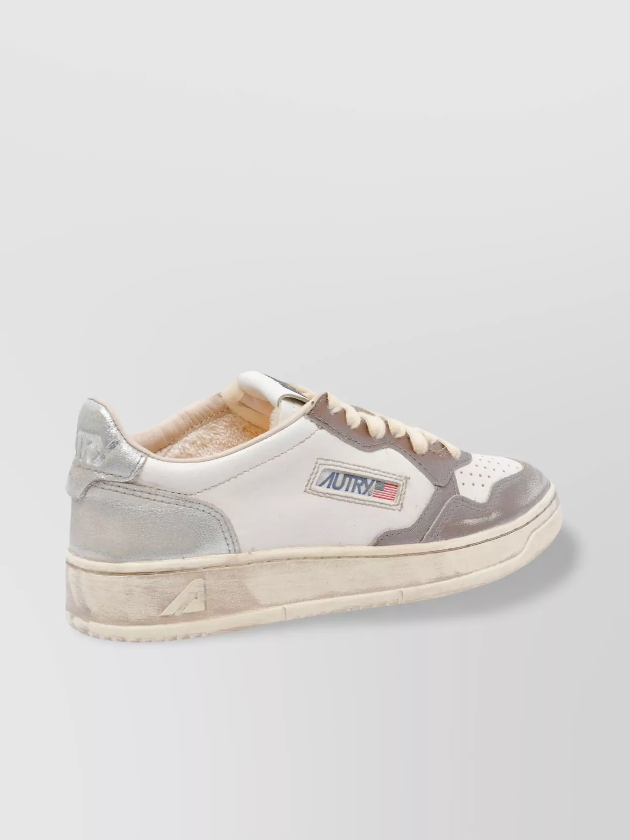 Autry Low Top Sneakers Metallic Accents
