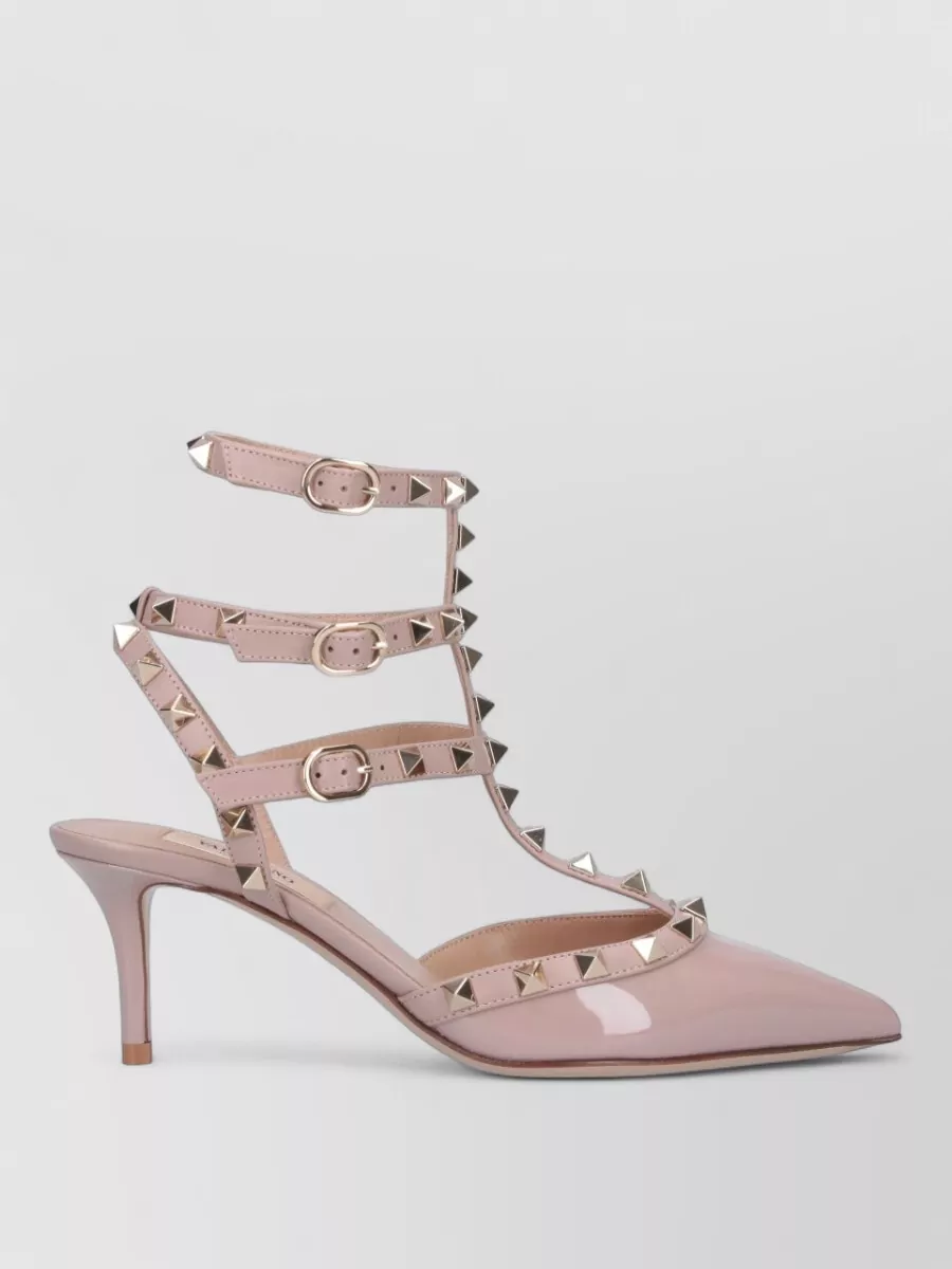 Valentino Garavani Leather Ankle-Strap Pumps