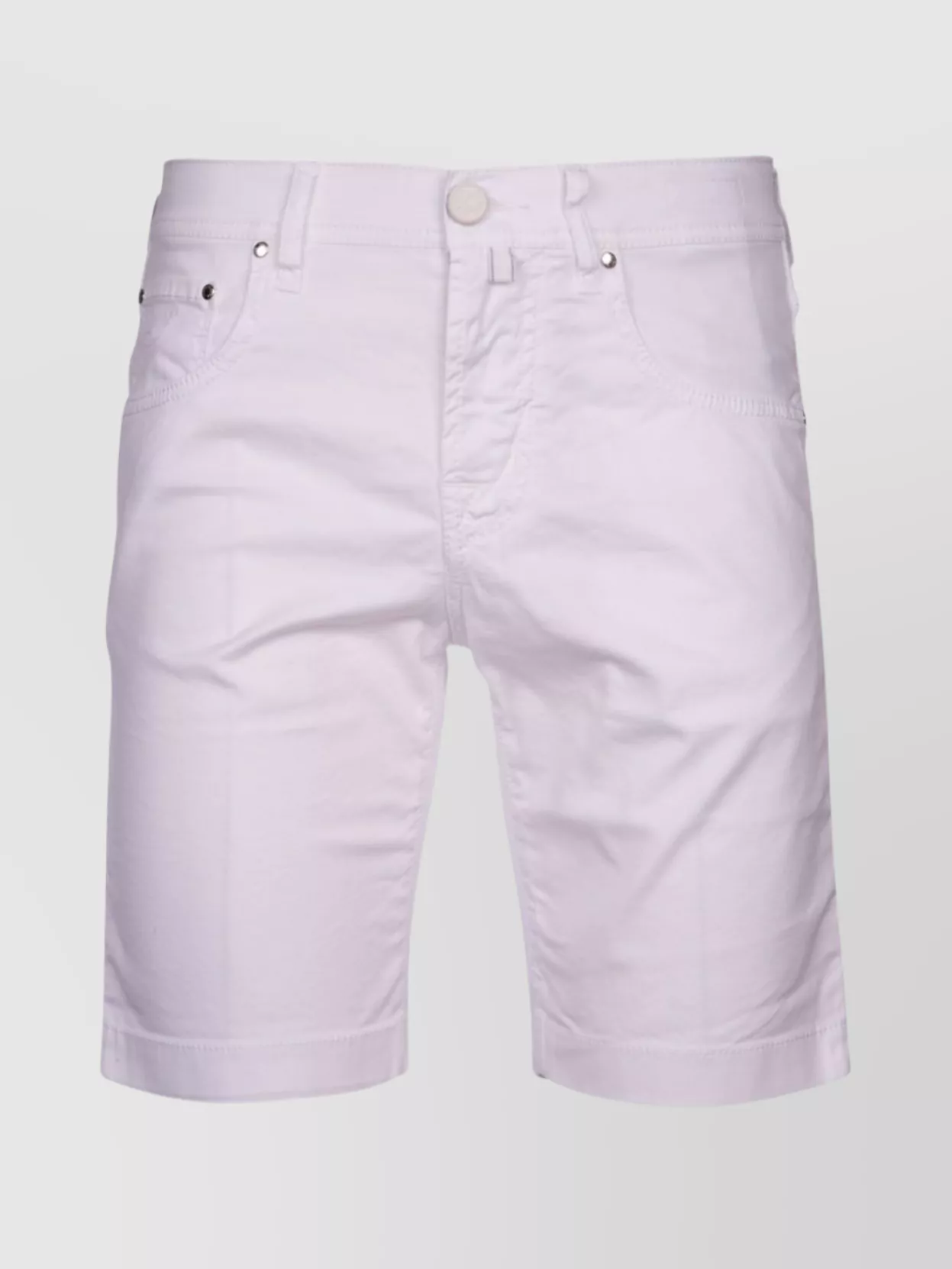 Jacob Cohen Tailored Shorts With Pockets And Belt Loops In Purple