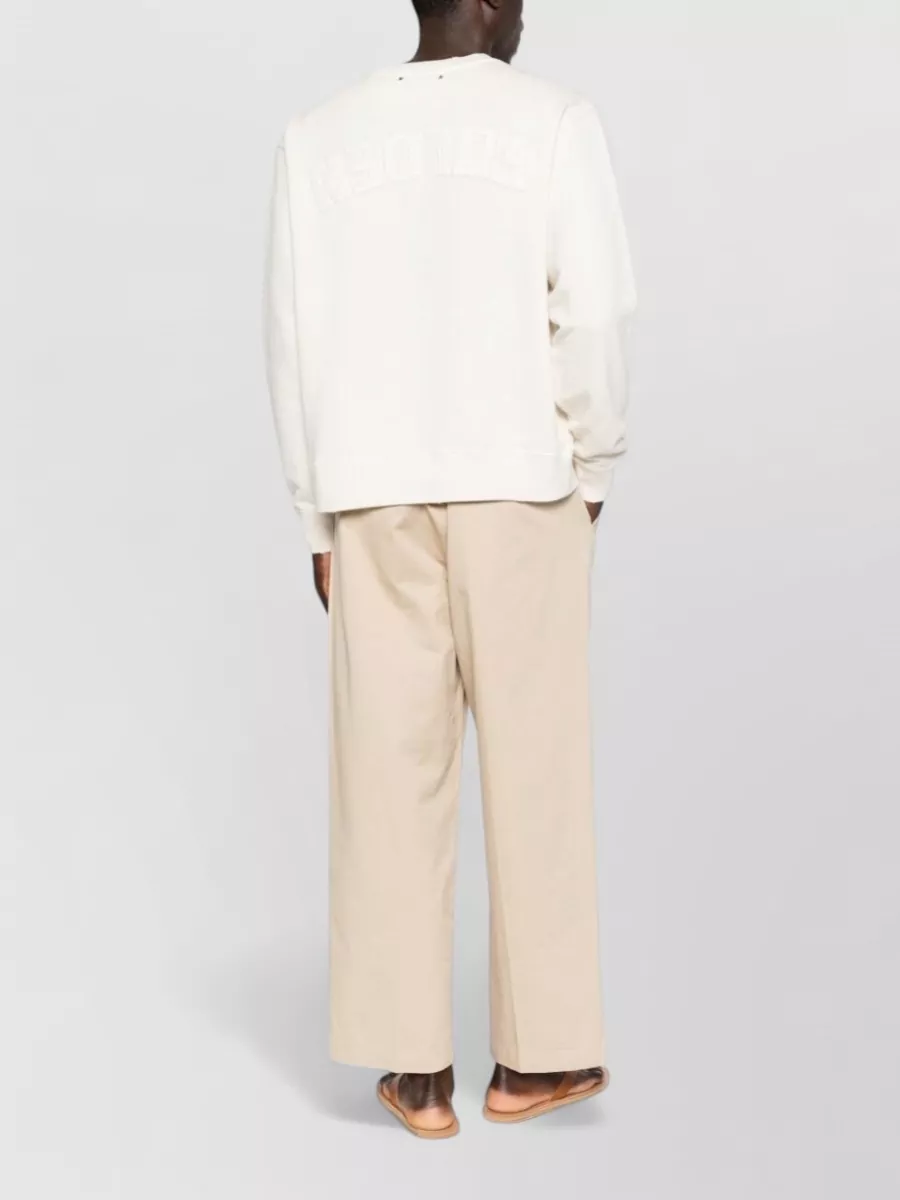 Golden Goose Cotton Crewneck Long-Sleeve Sweatshirt