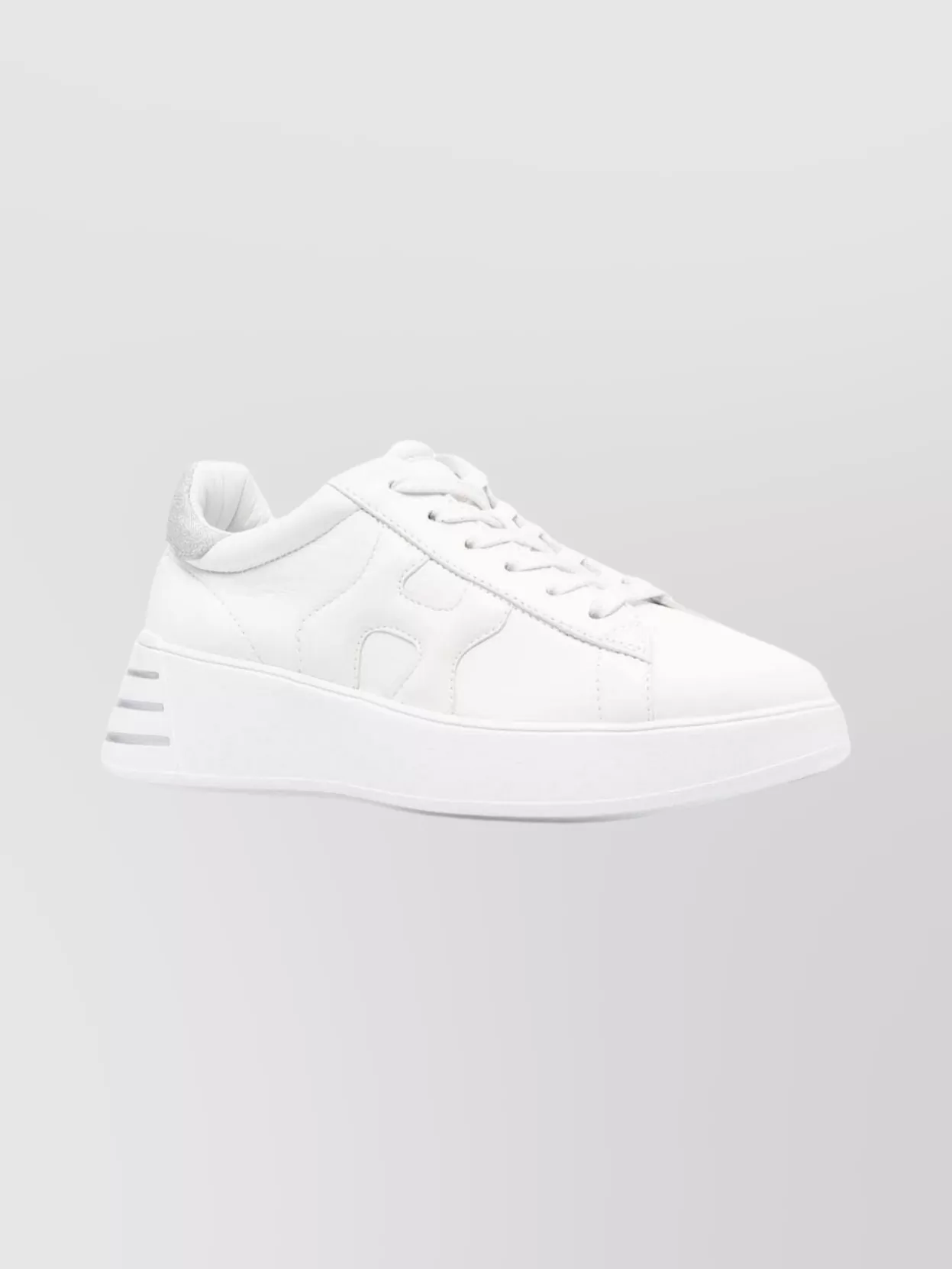 Hogan Casual Sneakers With Flat Rubber Sole In White