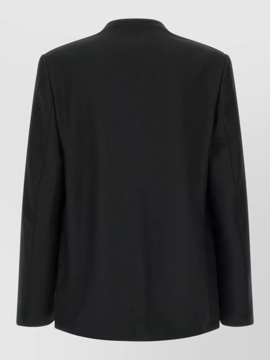 Maison Margiela Virgin Wool V-Neck Suit Jacket