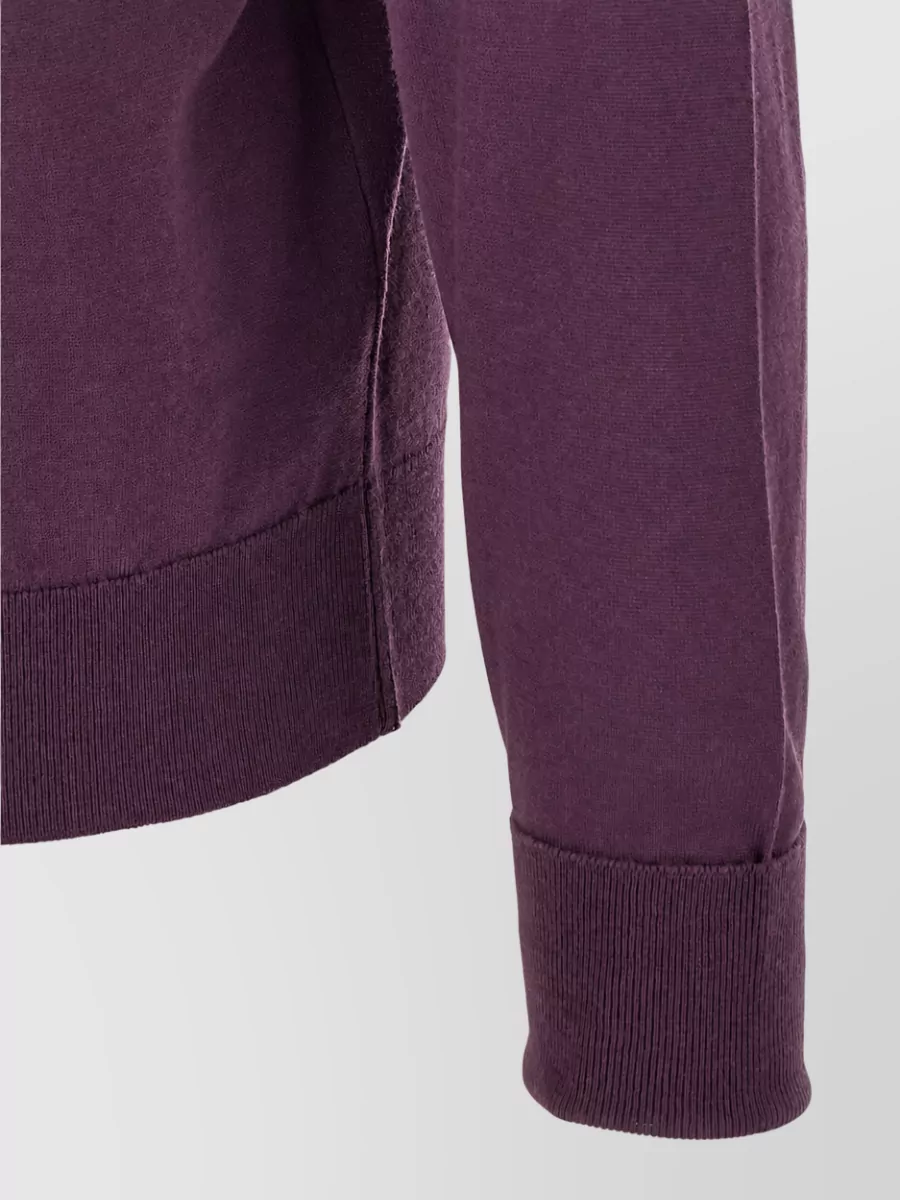 John Smedley Merino Wool Long-Sleeve Polo Shirt
