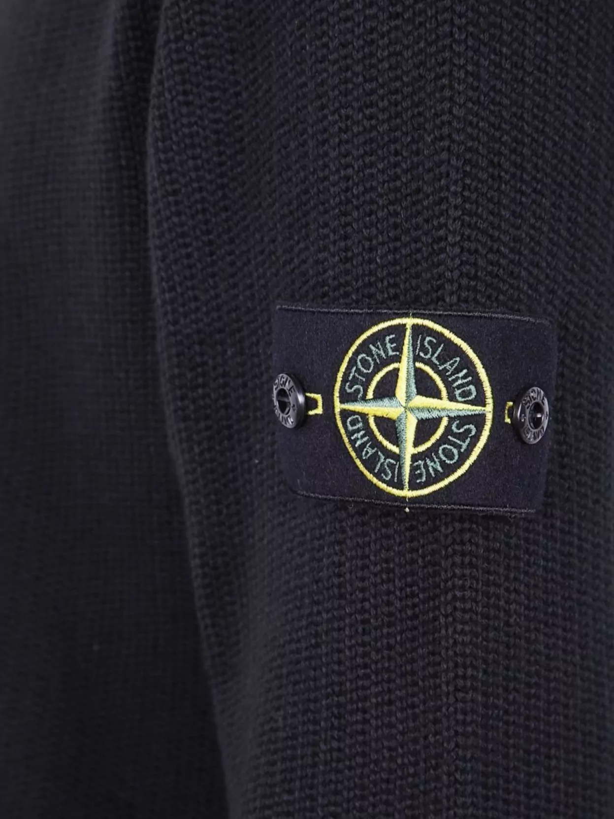 Stone Island High Neck Long Sleeve Knit Sweater