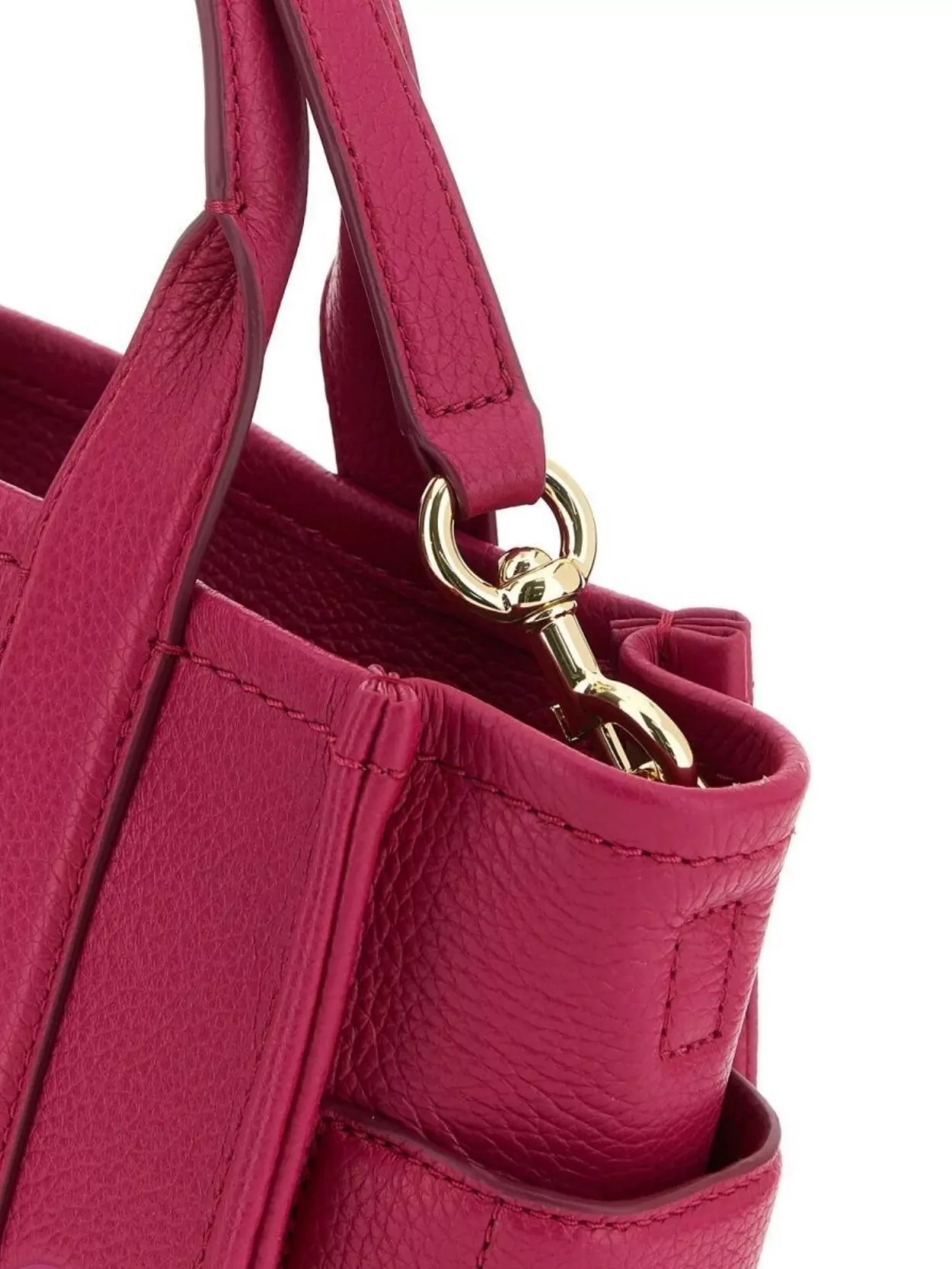 Marc Jacobs Small Leather Tote Bag With Adjustable Strap