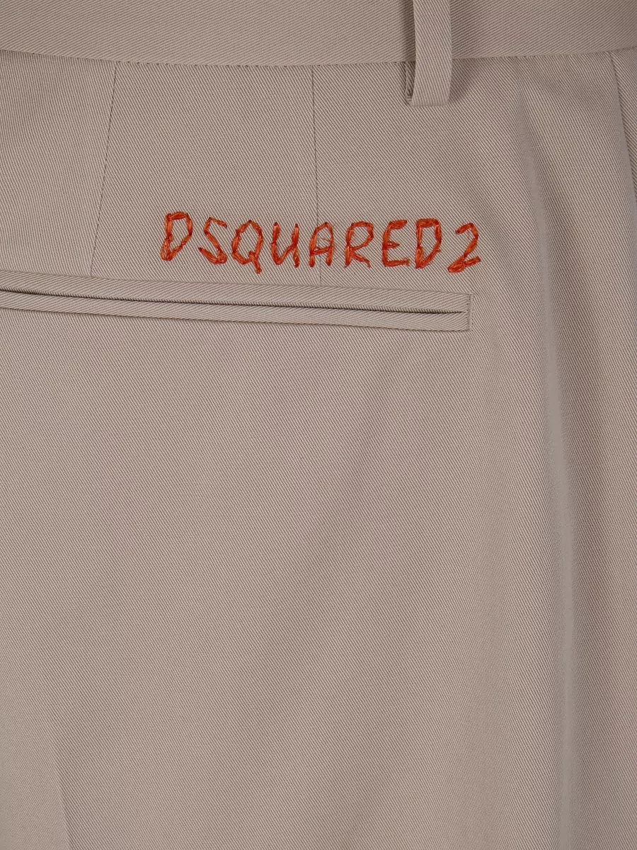 Dsquared2 Cotton Tailored Trousers