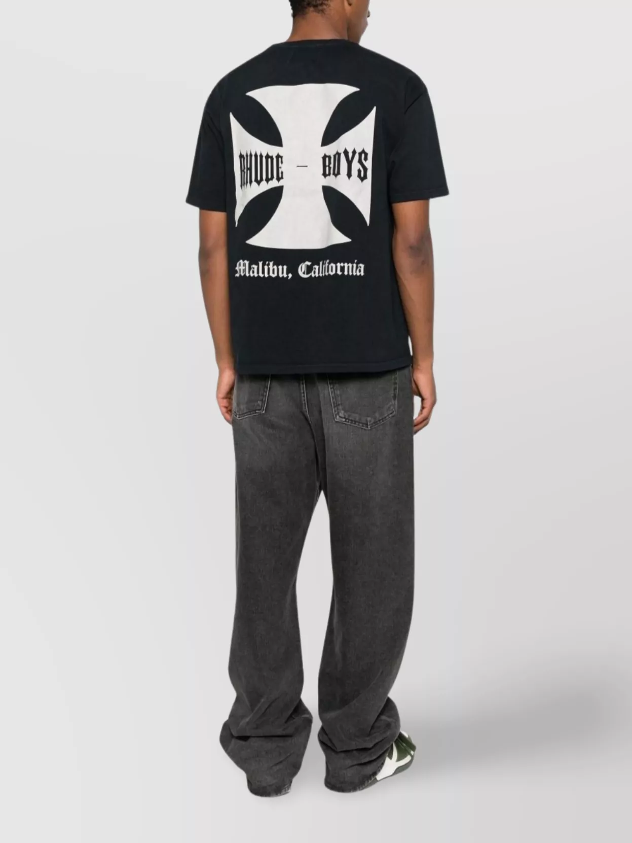 Rhude Crew Neck Graphic Print T-Shirt