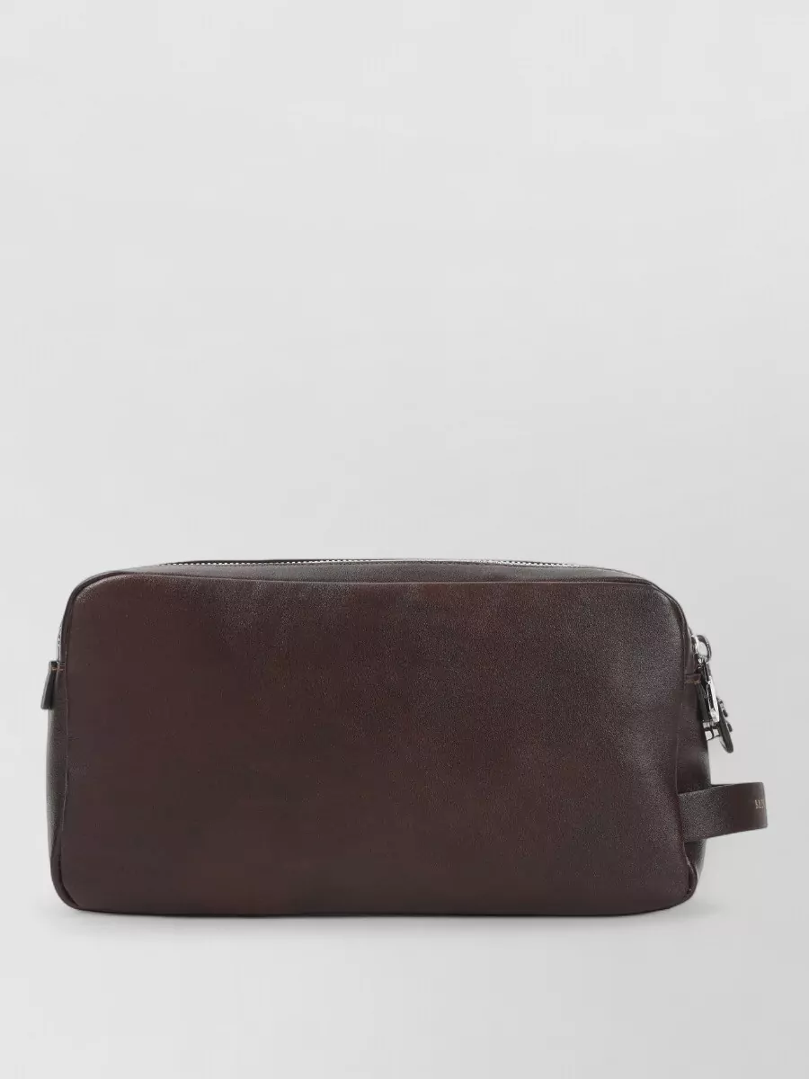 Brunello Cucinelli Leather Toiletry Bag