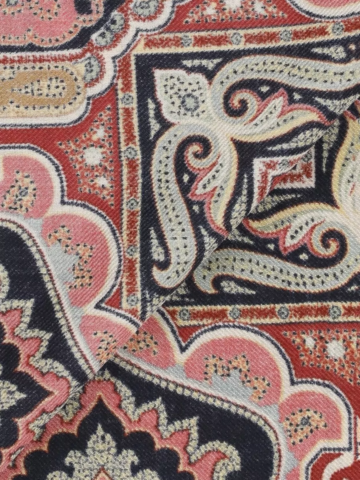 Etro Lightweight Cashmere Silk Square Scarf