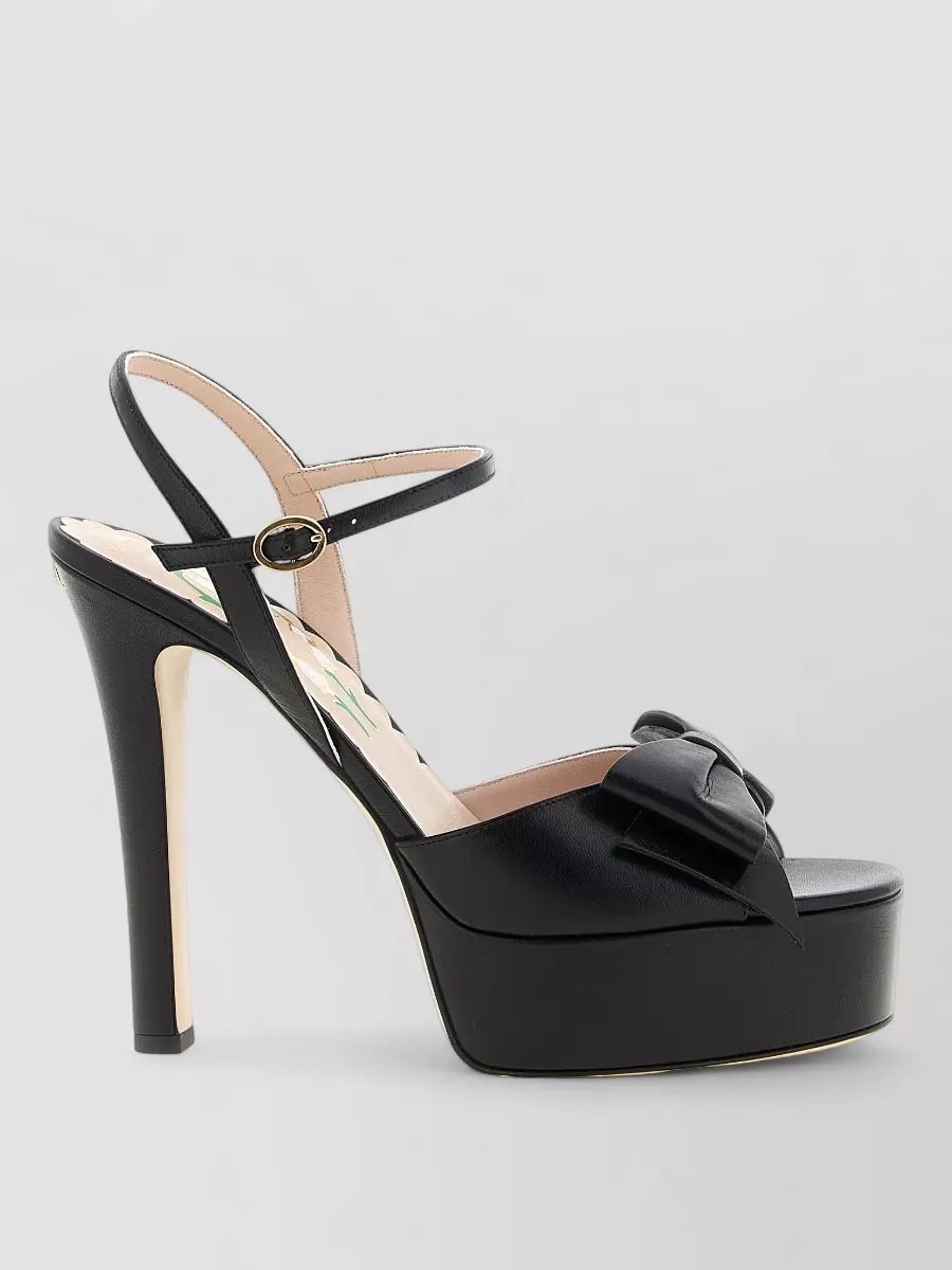 Valentino Garavani Leather Platform Sandals