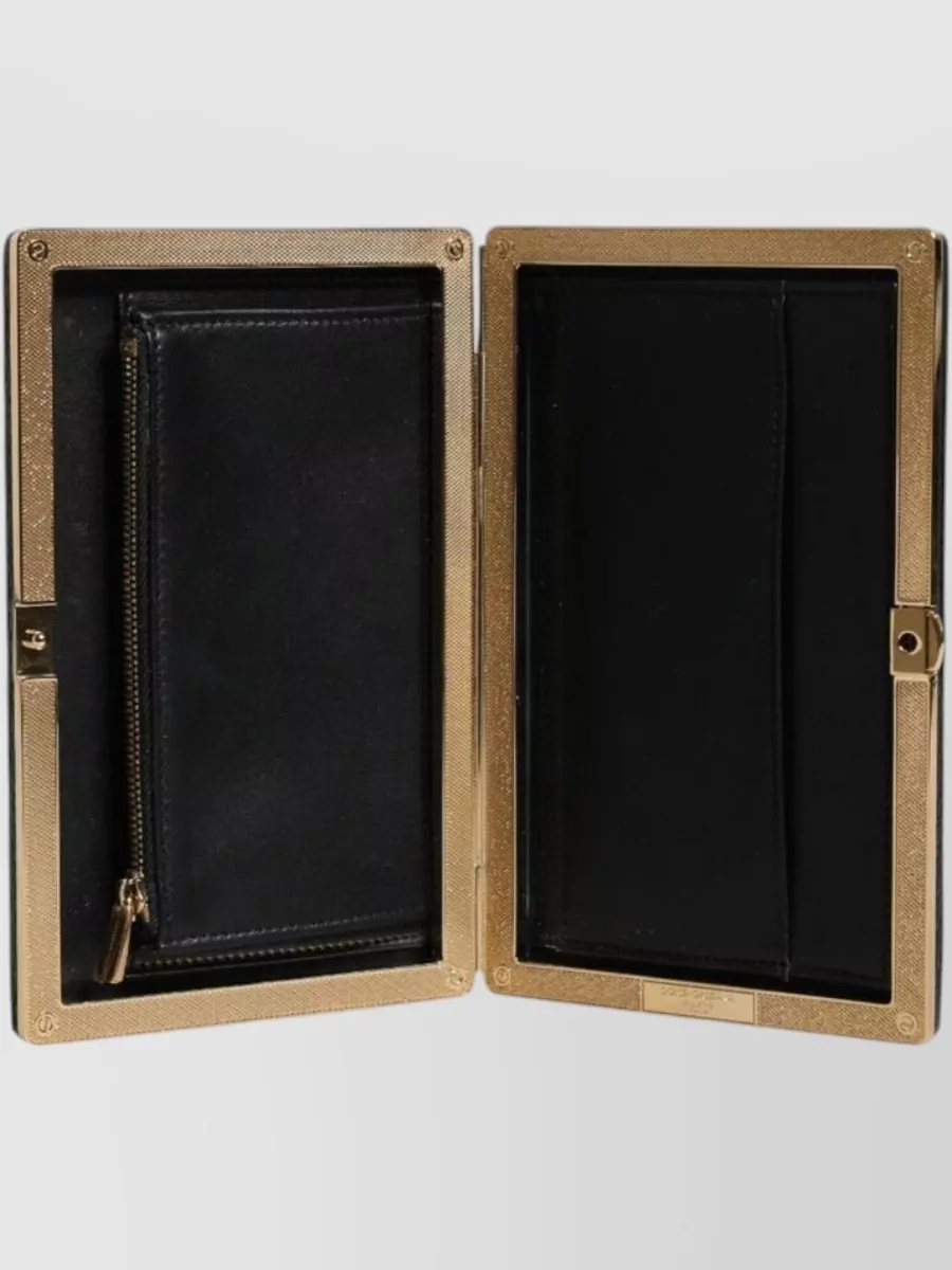 Dolce&Gabbana Mini Leather Clutch Bag