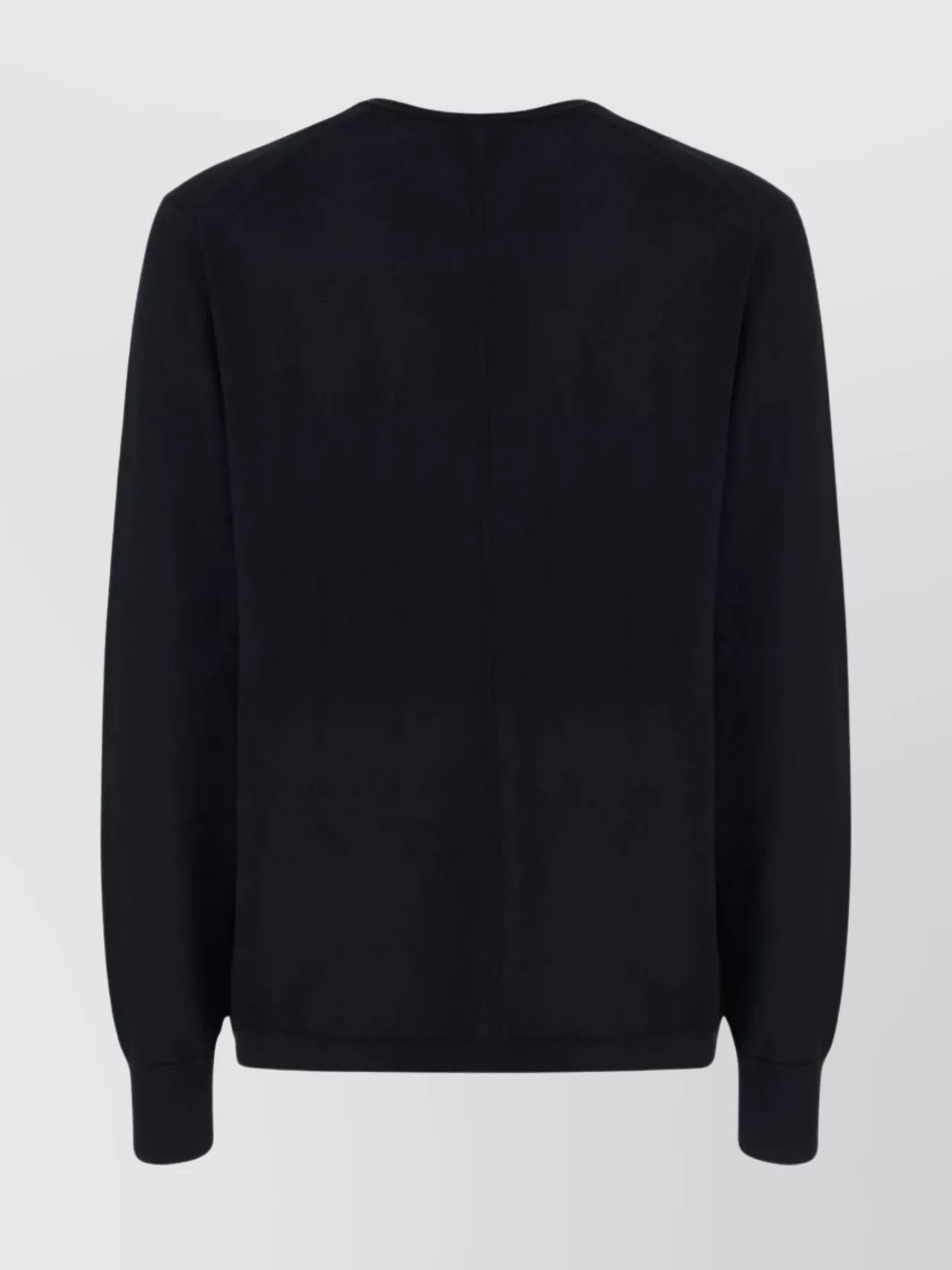 Calvin Klein Wool Crewneck Sweater With Ribbed Cuffs And Hem