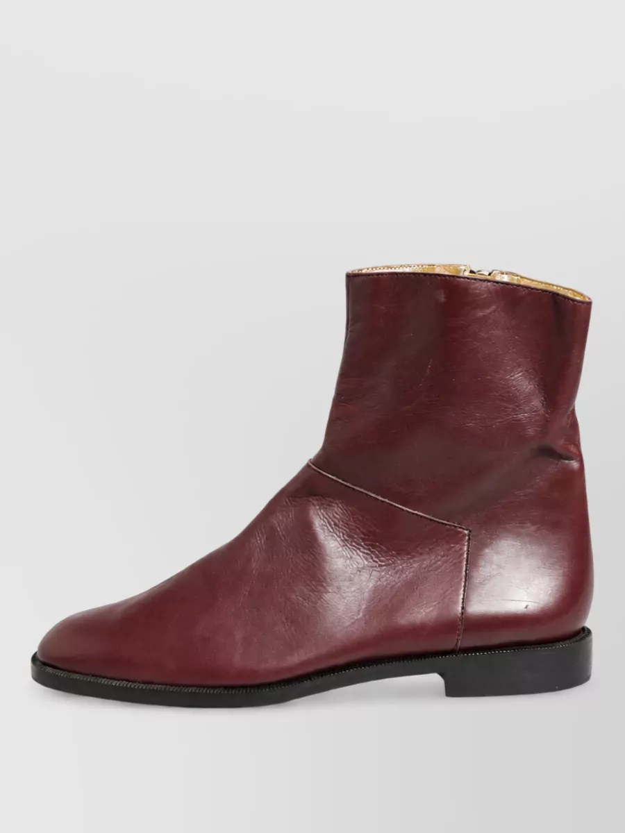 Dolce&Gabbana Leather Ankle Boots